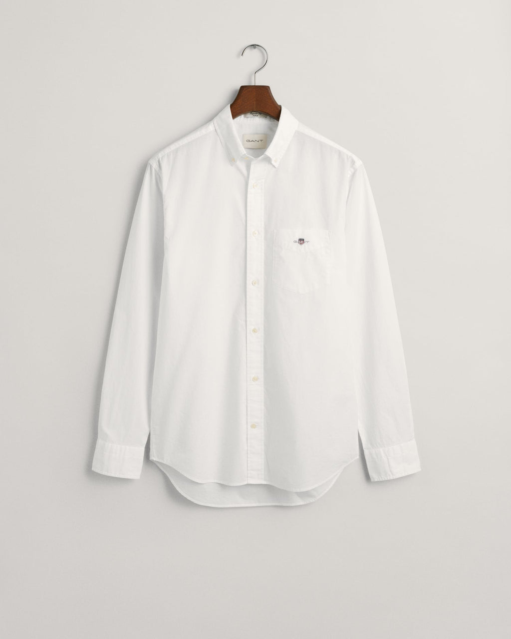 Men's Regular Fit Poplin Shirt - WHITE