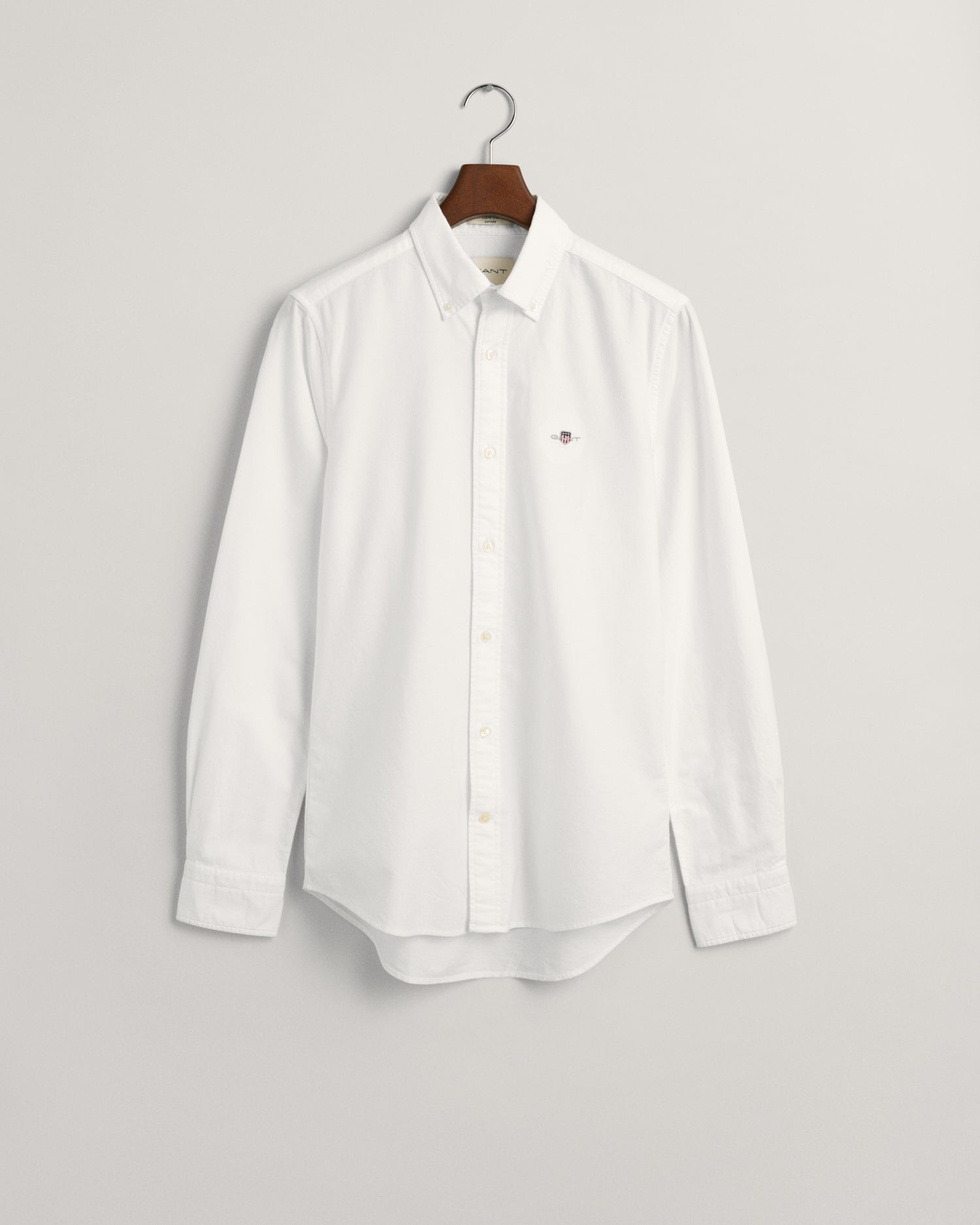 Men's Slim Fit Oxford Shirt - WHITE
