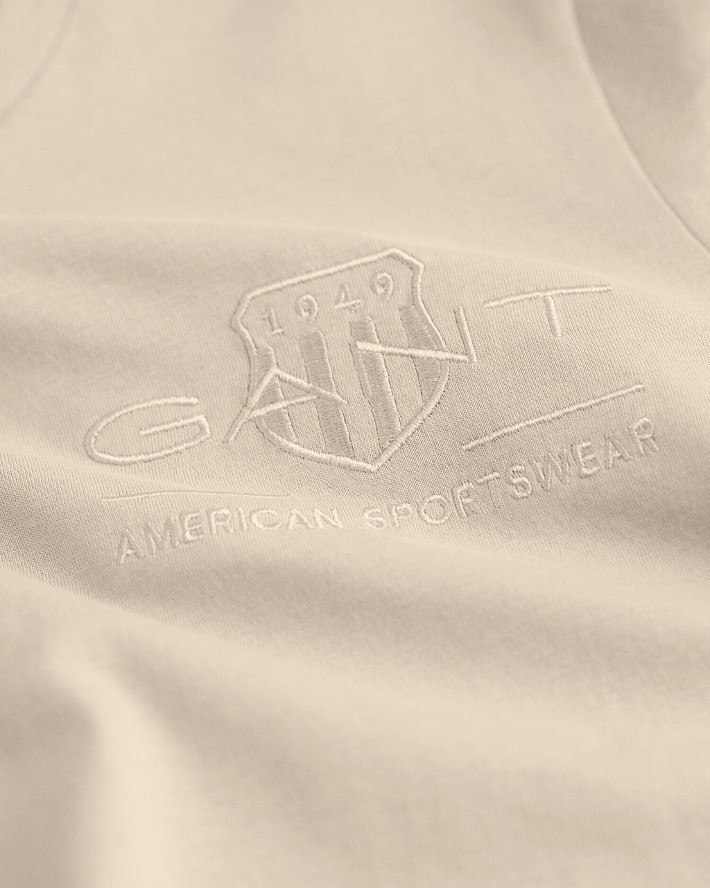 Women's Tonal Shield T-Shirt - LINEN