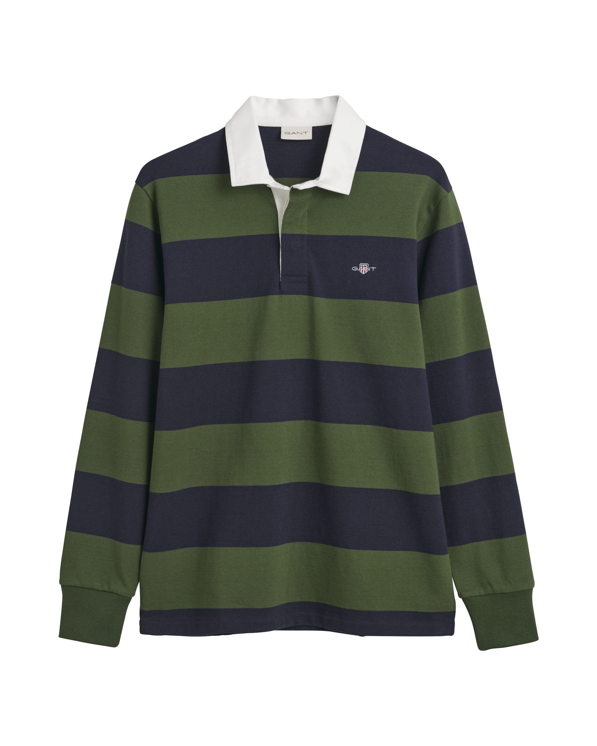 Men's Shield Barstriped Heavy Rugger - PINE GREEN