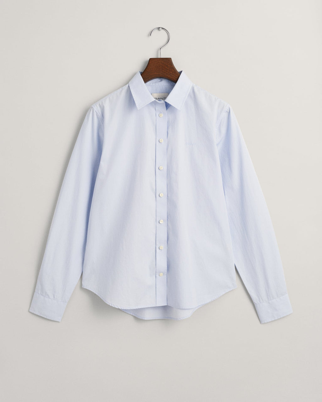 Women's Regular Fit Poplin Shirt - LIGHT BLUE