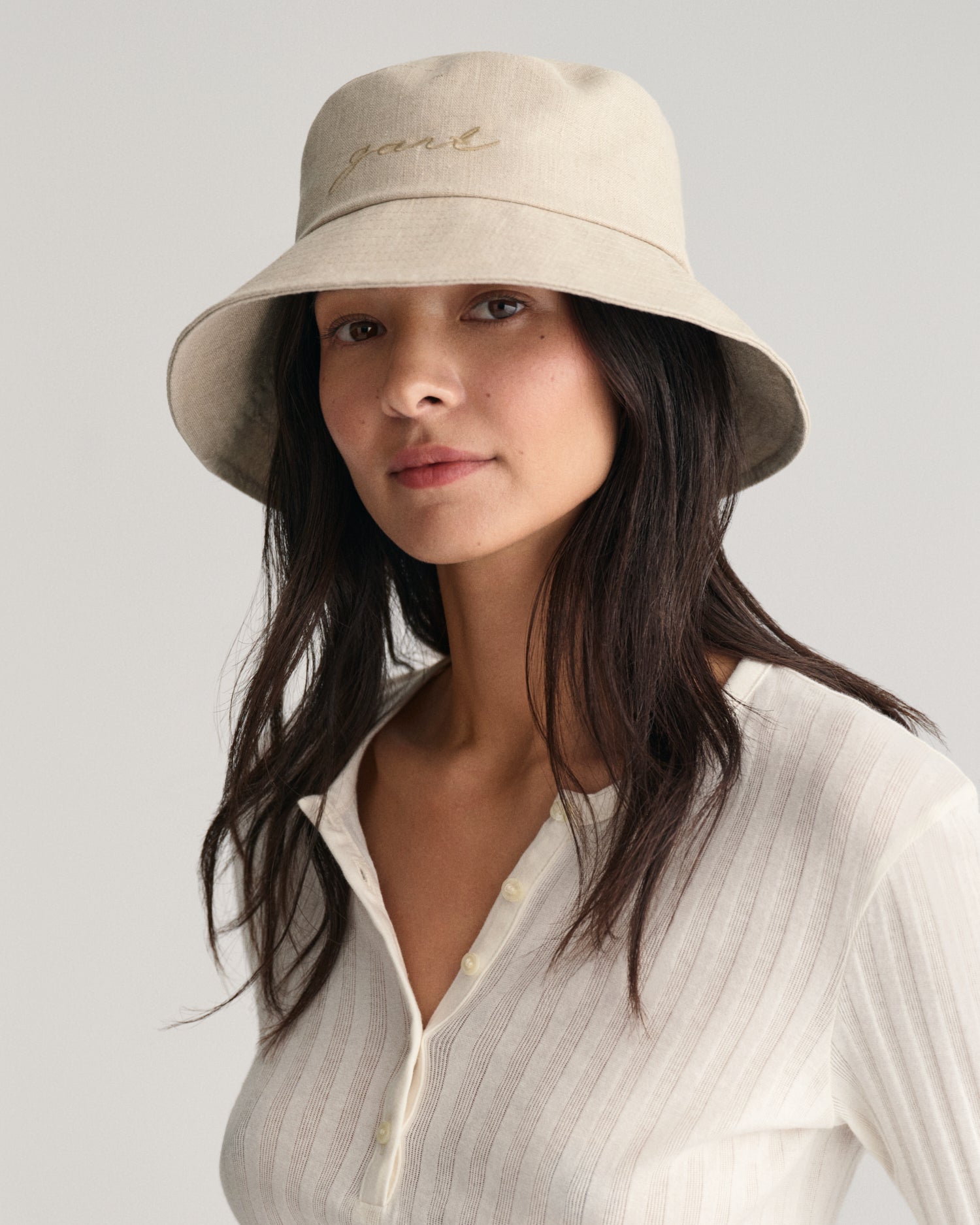 Women's Linen Cap - DRY SAND